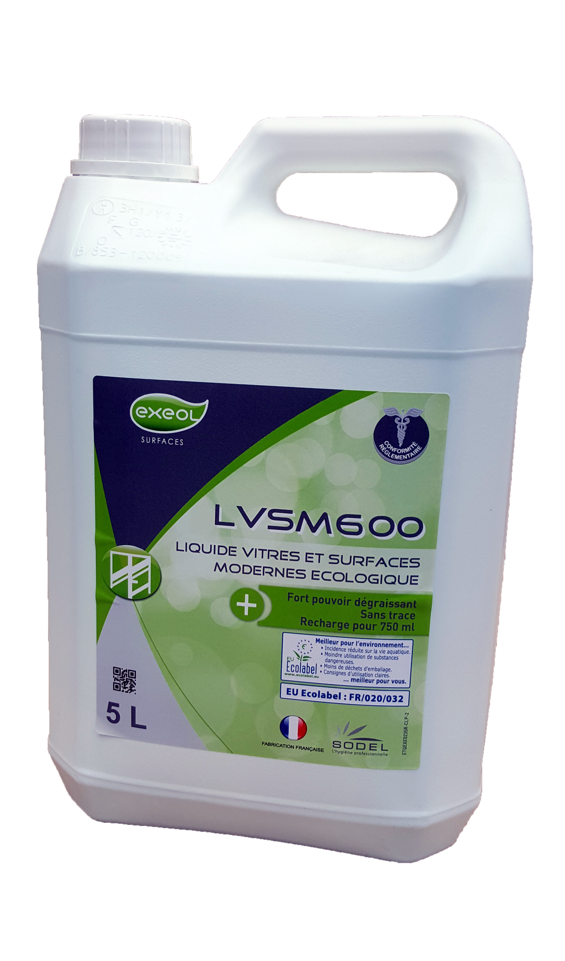 Liquide vitre et surface Ecolabel - LVS M600