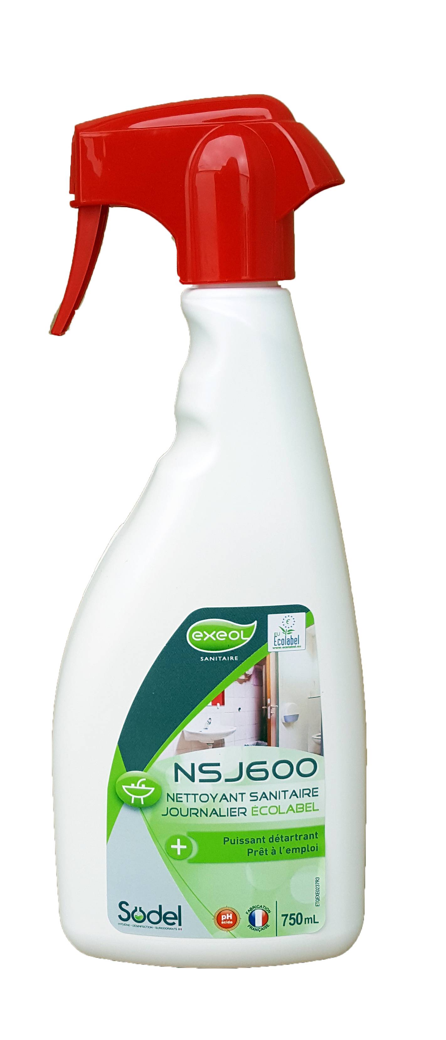 Nettoyant sanitaire détartrant NS J600