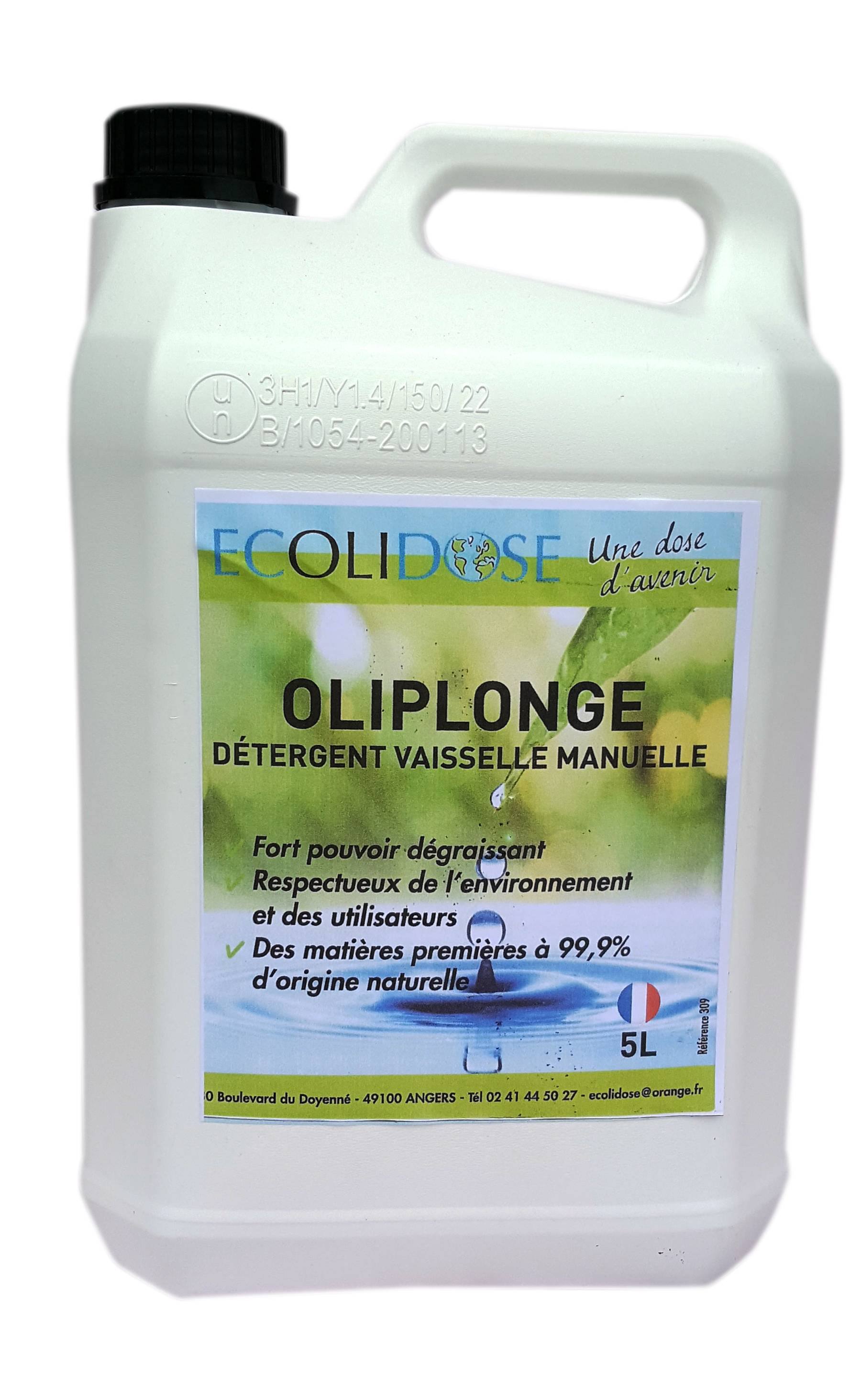 OLIPLONGE   Liquide Vaisselle Manuelle 5l  10,83 €/ 5eme offert