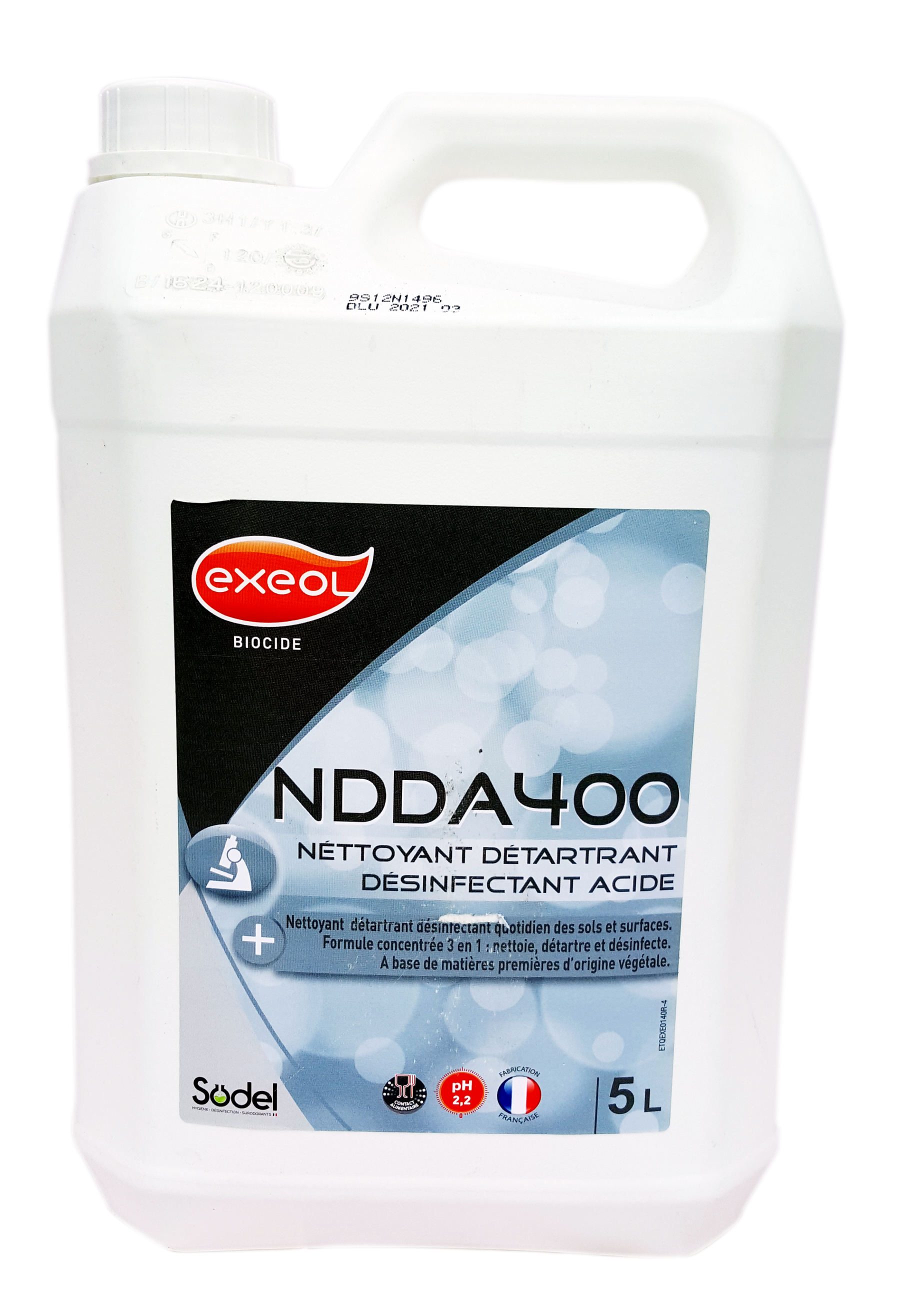 Nettoyant désinfectant acide NDDA 