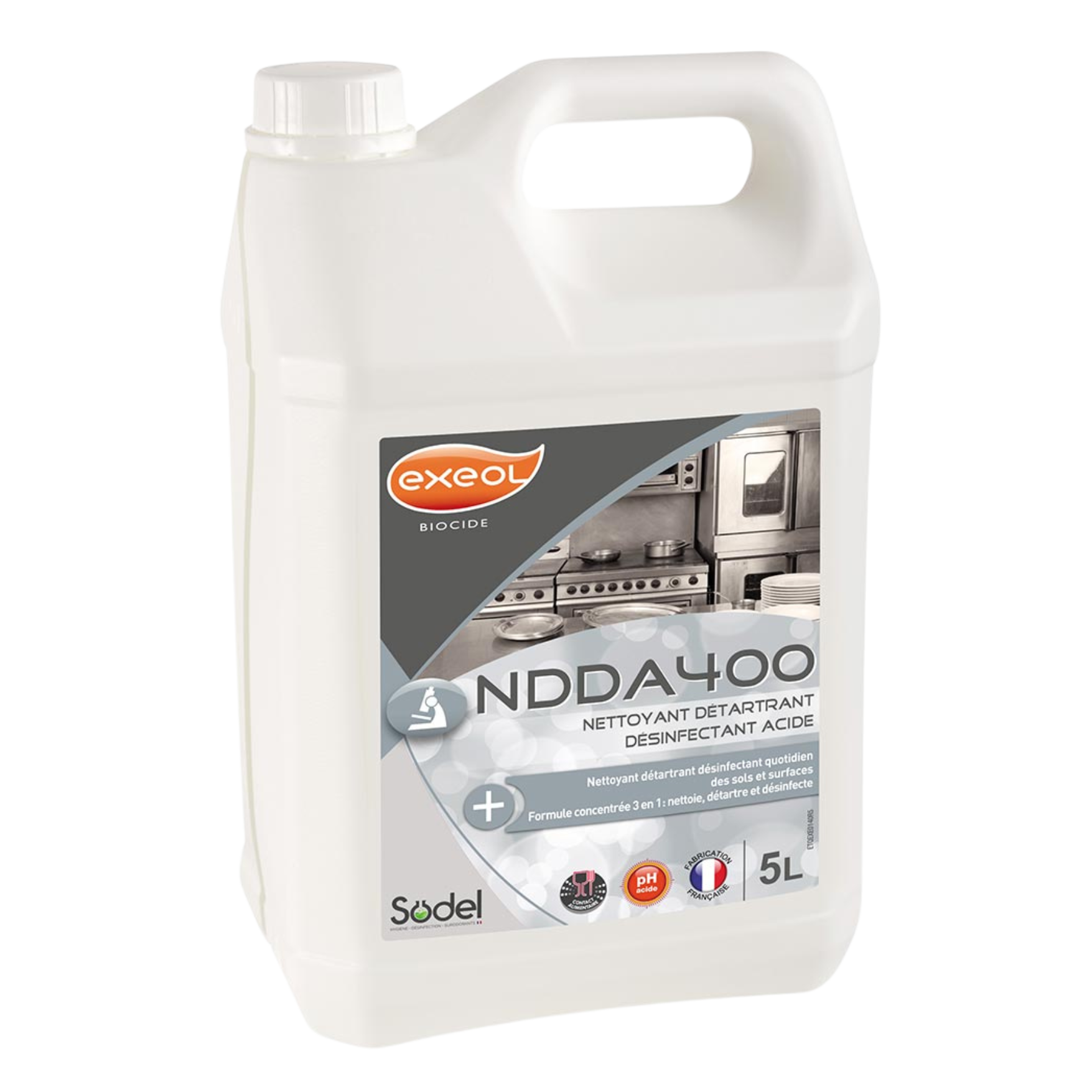 Nettoyant désinfectant acide NDDA 